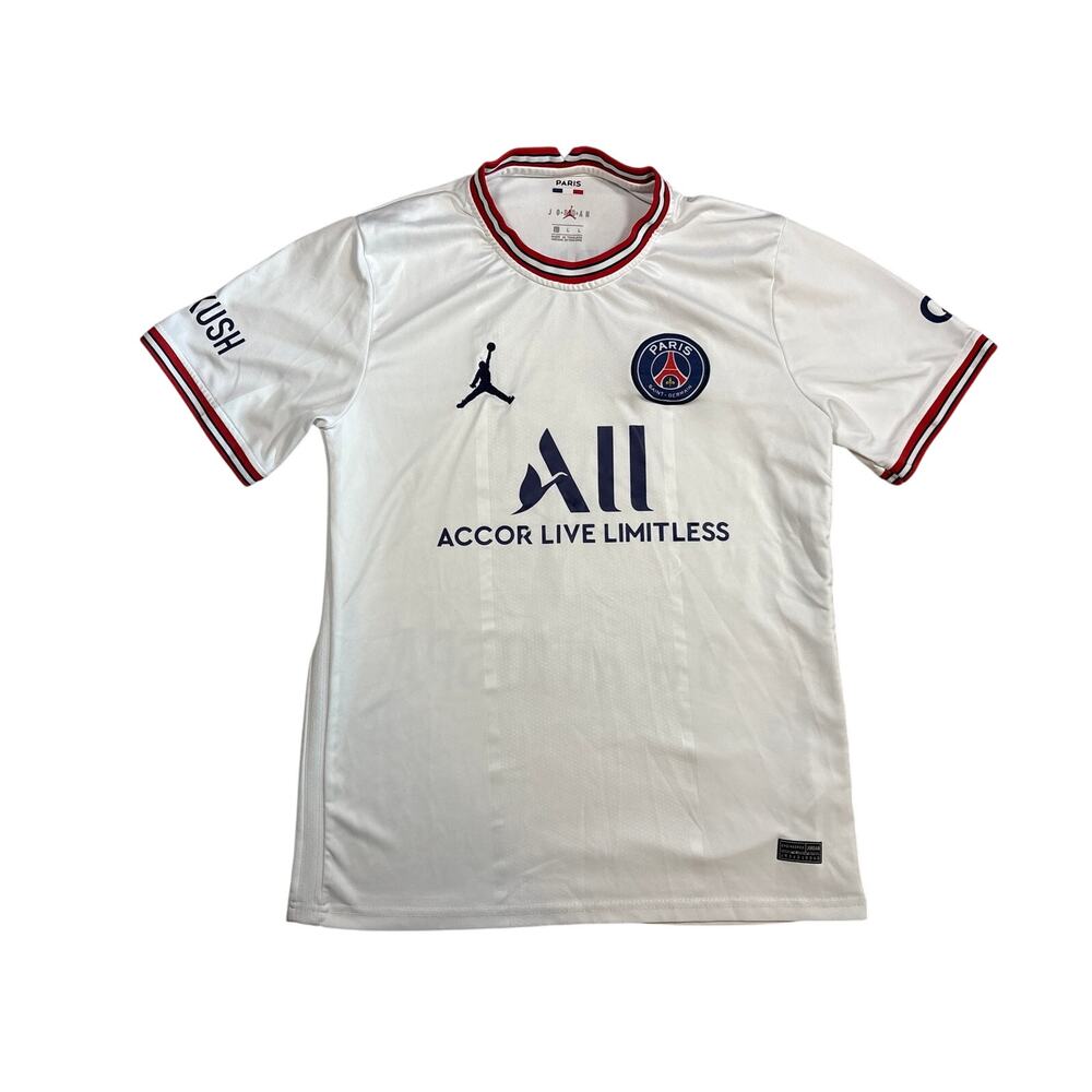Air Jordan PSG Paris Saint Germain Soccer Football Jersey customized  L